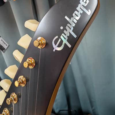 Epiphone '58 Korina Explorer 2023 - Aged Natural (White Pickguard) image 14