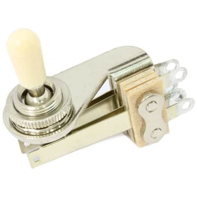 NEW DiMarzio Switchcraft Right Angle 3-Way Toggle Switch, With Knob - USA Made image 2