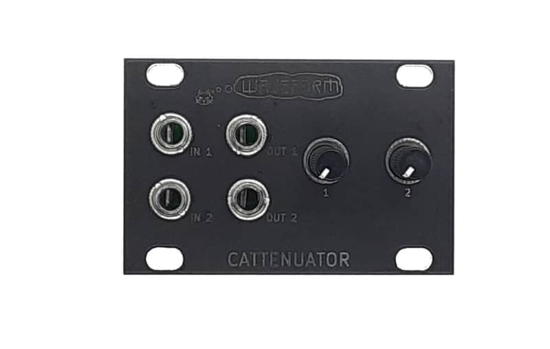 Waveform Magazine 1U Cattenuator Dual Attenuator Passive Module 12HP Waveform DIY Project image 1