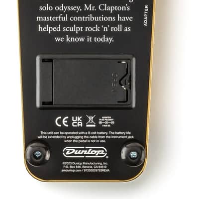 Dunlop : Eric Clapton Cry Baby Wah Limited Edition imagen 6