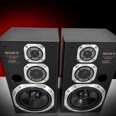 SONY SS-D501 Collector's Vintage Stereo Bookshelf Speakers image 6