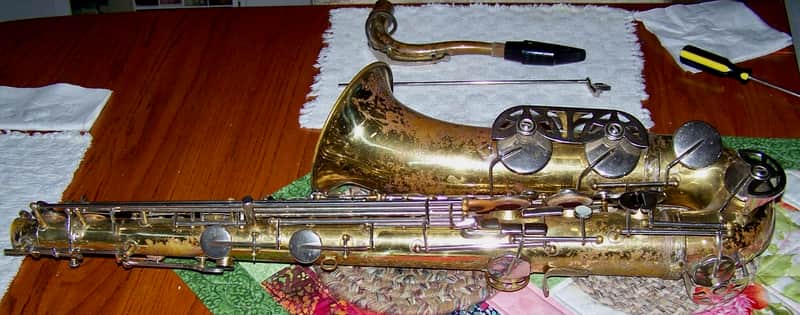 Unbranded Tenor Saxophone w/ Case #802113 Taiwan image 1