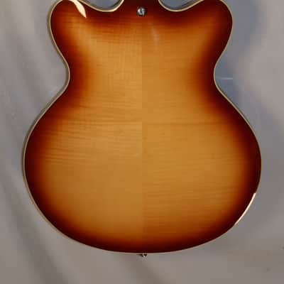 Hofner HCT-VTH-SP-SB - Verythin CT Special Sunburst Semi-Hollow Electric Guitar NEW image 7