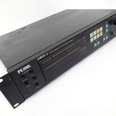 Pearl DRUM-X Vintage Analog Drum Synthesizer Module w/ 3 x DRX-1 Pads RARE MIJ image 3