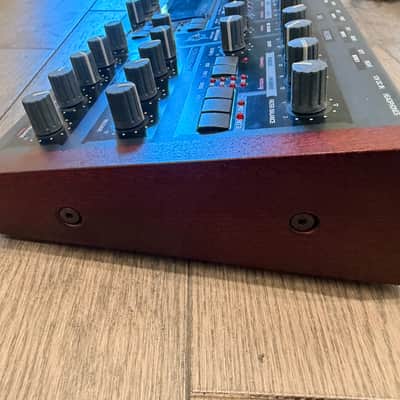 Access Virus TI (1st gen) Desktop Digital Synthesizer 2005 - Black w/ Walnut Side Plates image 6