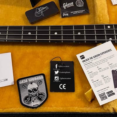 Gibson Gene Simmons Signature EB-0 2023 - Ebony Custom Shop - KISS Demon MIB image 11
