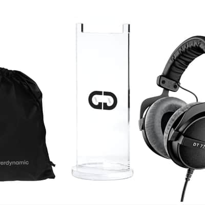 Beyerdynamic DT 770 Pro 80 Ohm Studio Headphone with Carry Bag and Acrylic Stand Bundle image 1