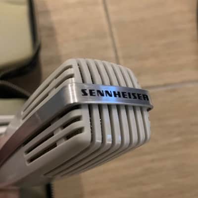 Vintage Sennheiser MD 411 HLM - mint with original box, pouch, stand and papers image 4