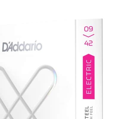 D'Addario XSE Super Light, XS Nickel Coated Electric Guitar Strings 9-42 image 5