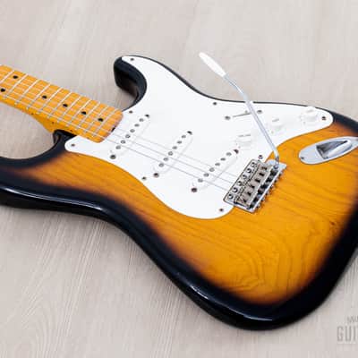 2006 Fender DiMarzio Collection ‘54 Stratocaster ST54-120DMC Sunburst Lacquer, Near-Mint w/ Tweed Case, Japan MIJ image 10