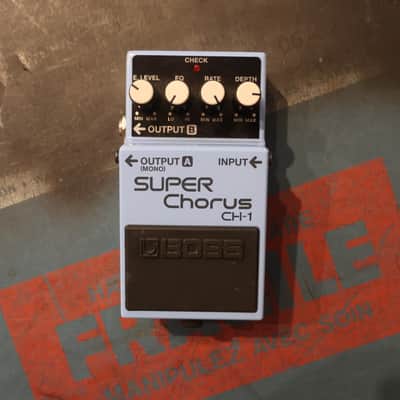 BOSS CH-1 SUPER Chorus（貴重な初期アナログ期・台湾製） BOSS CH-1 SUPER Chorus（貴重な初期アナログ期・台湾製） BOSS CH-1