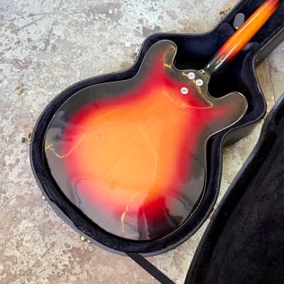 Mosrite Celebrity 3 c 1967 - Sunburst original vintage USA Mosley image 15