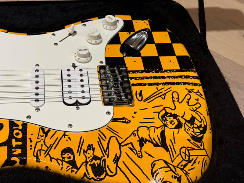 1 of 1 Hand Painted Partscaster by Smile Guitars image 1