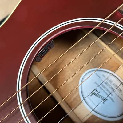 2025 Gibson L-00 Special Acoustic-Electric Guitar Wine Red image 3