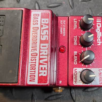 DigiTech X-Series Bass Driver Overdrive/Distortion 2010s - Burgundy image 3