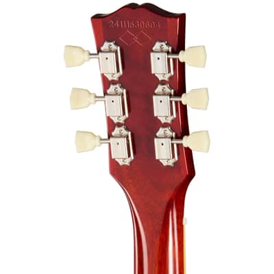 Epiphone 1959 Les Paul Standard Reissue Lefthand Deep Cherry Sunburst - Single Cut Electric Guitar image 6