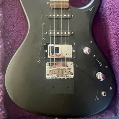 Vintage 1986 Aria Pro II 'The Cat' - MIJ - Electric Guitar HSS Hardtail Black image 1