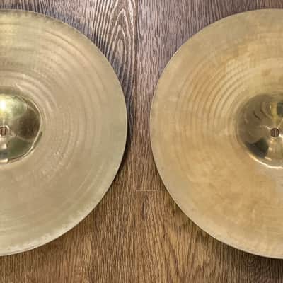 Zildjian A Custom 14" Hi-Hats Hi Hat Cymbals 1100 Grams 1250 Grams image 2