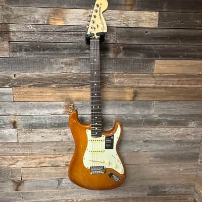 Fender American Performer Timber Stratocaster 2024 - Honey Burst image 2