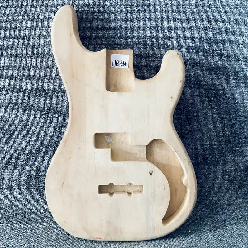 Unfinished Basswood 4 String Precision P Bass Style Body image 1