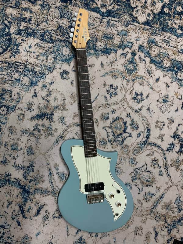 Titan by Kauer KR1 Standard - Glacier Blue with Fralin Pickup P90