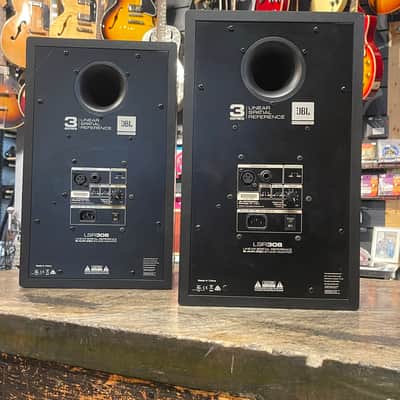 JBL LSR308 8" 2-Way Powered Studio Monitor (Pair) 2010s - Black image 5