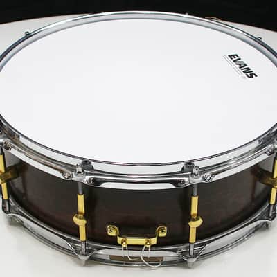 Noble & Cooley Solid Shell Classic Maple 5" x 14" Snare Drum w/ VIDEO! Espresso Satin image 4