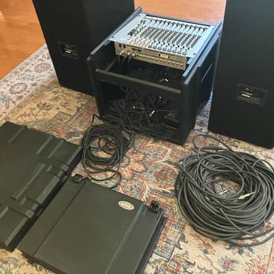 PA System - JBL SF25 Speakers, Mixer, Crown Amp, EQ, Alesis Reverb, Power Conditioner, Solid Case image 9