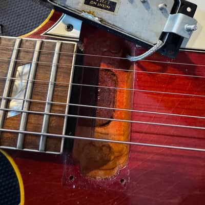 1967 Epiphone Riviera Cherry image 11