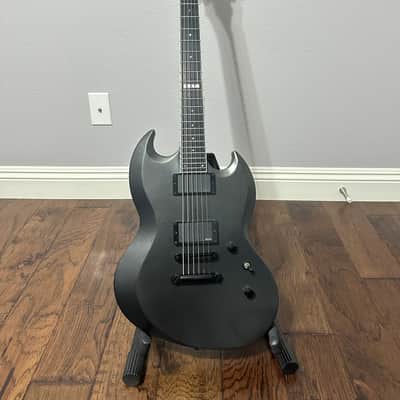 ESP E-II Viper Baritone 2016 - Present - Charcoal Metallic Satin image 1