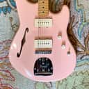 Fender Pawn Shop Offset Special, Shell Pink, Jazzmaster, Gig Bag, Maple