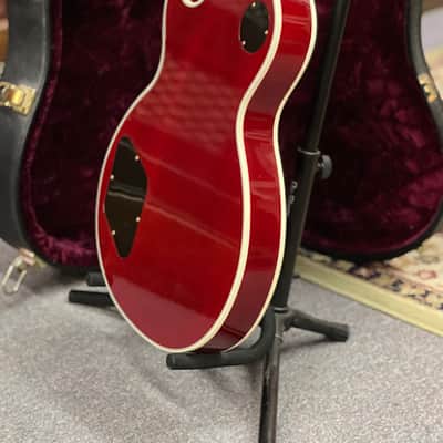 2010 Gibson Custom Les Paul Custom - Translucent Red image 11