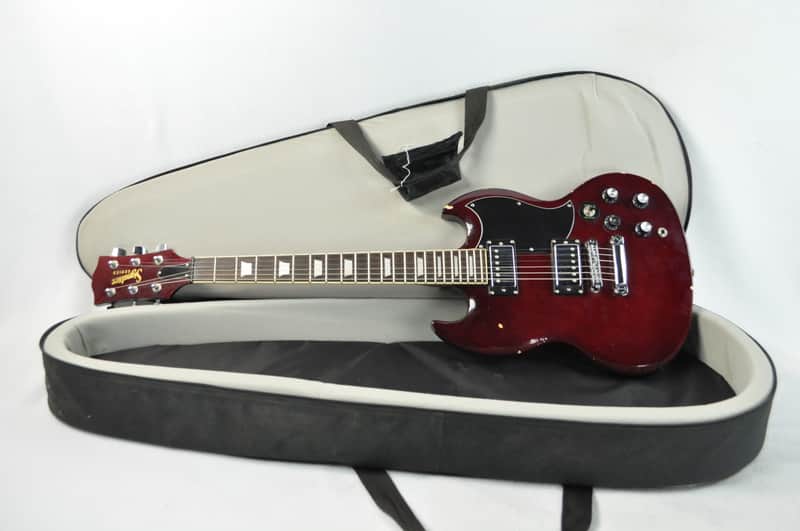 Gibson Baldwin Music Education Signature Series SG Electric Guitar, Wine Red w/ Shuttle Gig Bag image 1