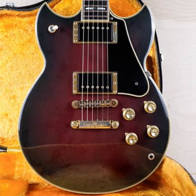 Yamaha SG1600 MIJ 1983 Wine Red Sunburst Vintage Japan w/ Hard Case image 1