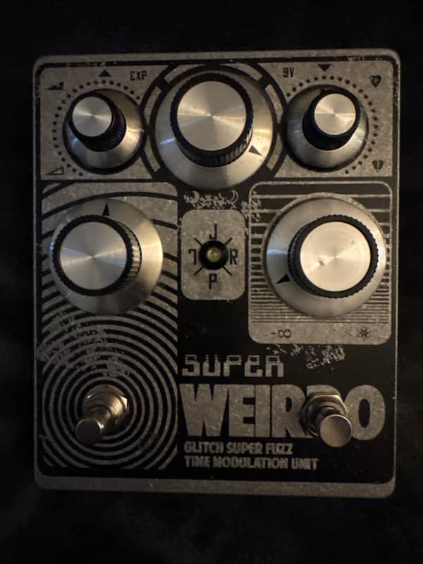 Glitch Super Weirdo Fuzz Pedal 2014 - Silver and Black image 1