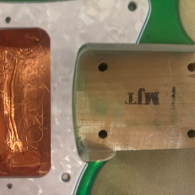 MJT Body Charvel Pocket 2019 - Recessed Floyd Metallic Candy Apple Green image 2