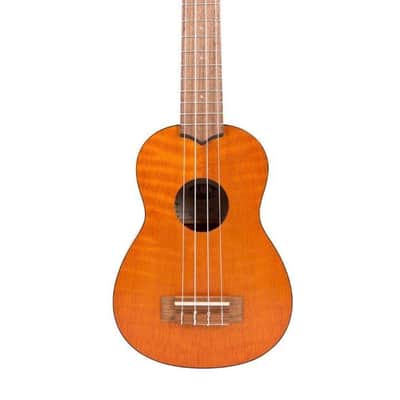 Kala KA-SEM Soprano Satin Finish Exotic Mahogany Ukulele - Authorized Dealer image 1