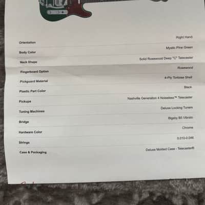 Fender Mod Shop Telecaster Nashville, Bigsby and Rosewood Neck image 8