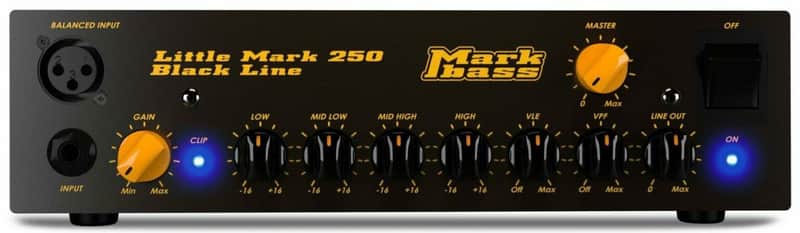 Markbass Blackline Little Mark 250 Bass Head image 1
