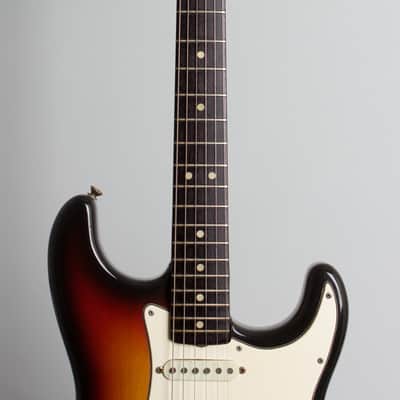 Fender  Stratocaster Solid Body Electric Guitar (1970), ser. #273341, period black tolex hard shell case. image 8