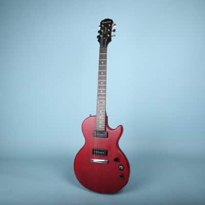2015 Epiphone Les Paul Special I P90 Worn Cherry image 2