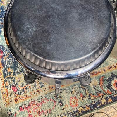 Toca - Custom Deluxe Fiberglass Conga and Tumba - Silver Sparkle image 15