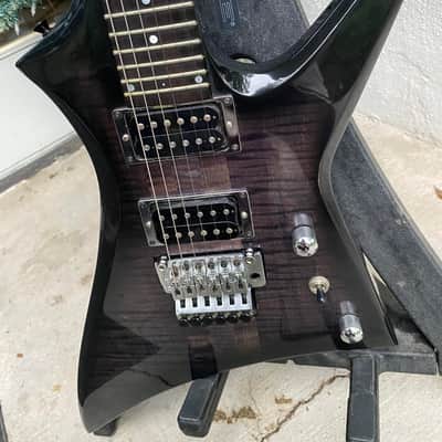 2010s Lado Earth 2002  - Trans Black Flame Maple Top with OHSC image 1