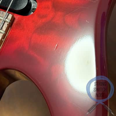Fernandes HSS Super Strat, Quilted Red Burst, MIJ, 1990s image 11