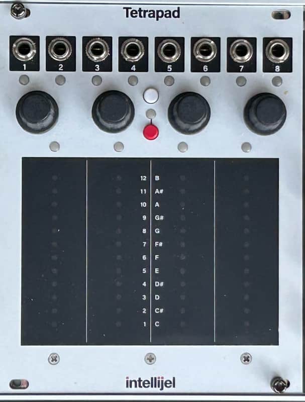 Intellijel Tetrapad Performance Touchpad Eurorack Synth Module 2017 - Present - White image 1