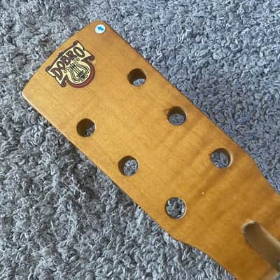 Resonator Dobro Guitar, Tiger Maple Top Body, Rosewood Fingerboard Neck image 10