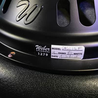 Weber California, 12", 4 Ohm, Ceramic, 80W Speaker image 3