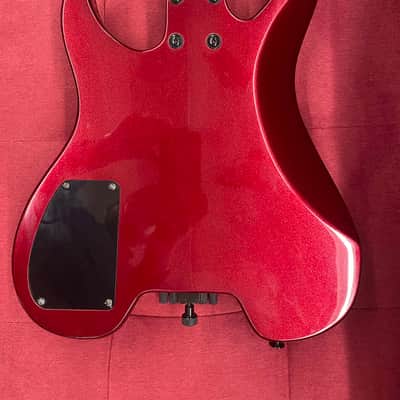 Overlord of Music GR4M Headless Electric Guitar - Candy Apple Red image 8