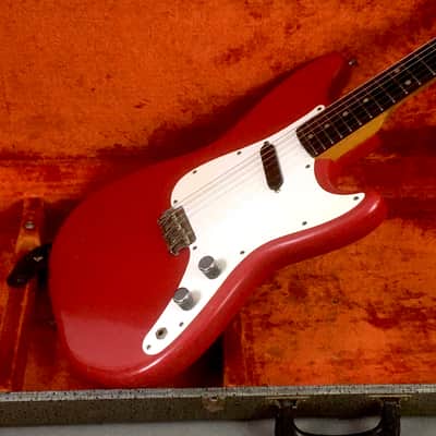 1961 Vintage Pre-CBS Fender USA Musicmaster Dakota Red Nitro True Relic 22.5” Short Scale 3/4 Guitar HSC 6.1 Lb image 11