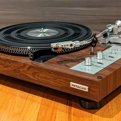 Hitachi PS-48 Direct Drive Semi Automatic Turntable/ Near Mint/ Fully Serviced, Re-Capped & Tested/ Free Shipping image 2
